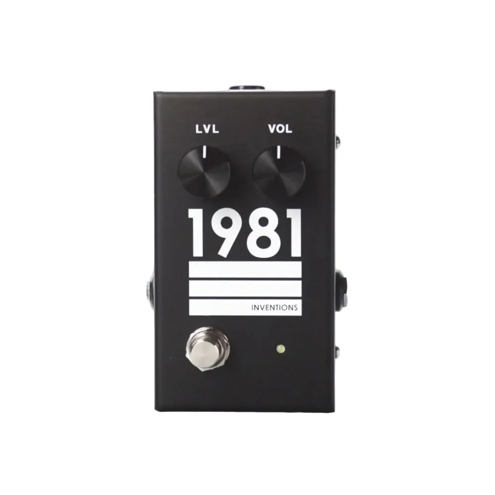 1981 Inventions LVL Full Range Low-Gain Overdrive Black