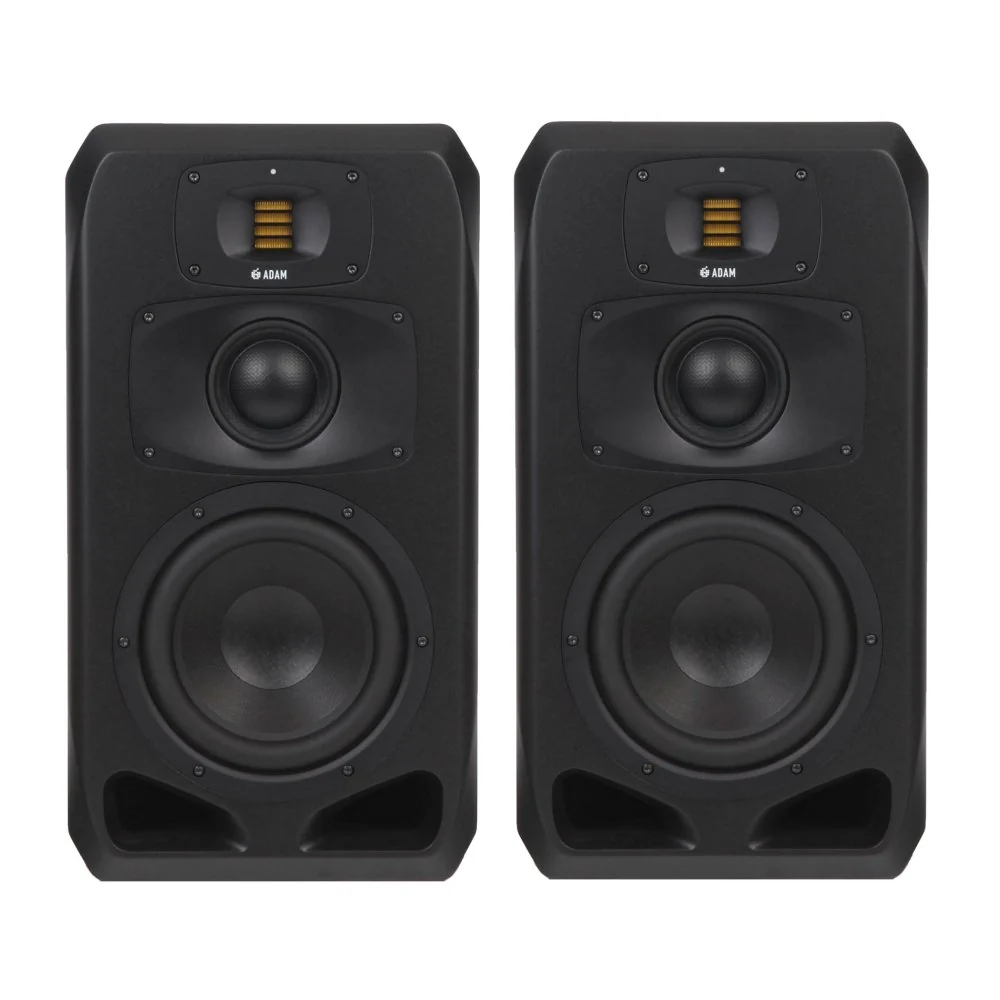 ADAM S3V S SERIES 3-Way 9", 4" Mid Dome, S-ART Tweeter DSP Studio Near Midfield Monitor Each - Image 3
