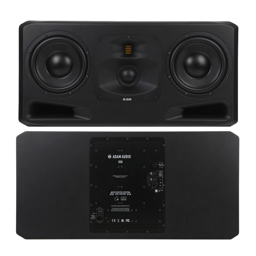 ADAM S5H S SERIES 3-Way 2x10", 4" Mid Dome, S-ART Tweeter DSP Main Studio Monitor Each - Image 3