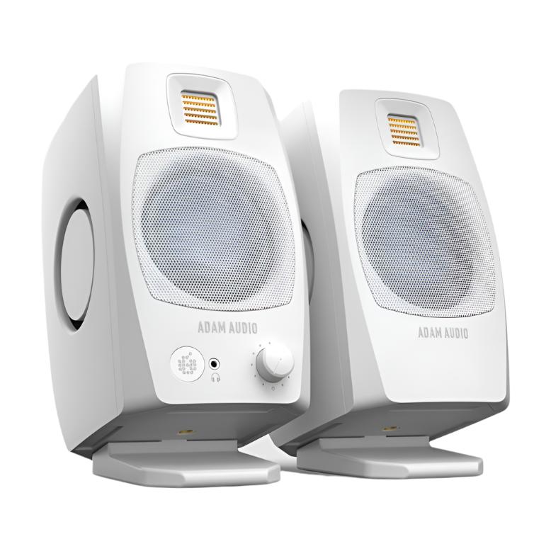 ADAM D3V PAIR Active Desktop Monitor Speakers 2-Way w/ D-ART Tweeter, DSP & USB-C White - Image 2