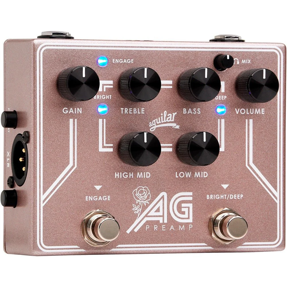 Aguilar AG PREAMP Rose Gold Limited Edition Preamp DI Box w/ 4-Band EQ - Image 9
