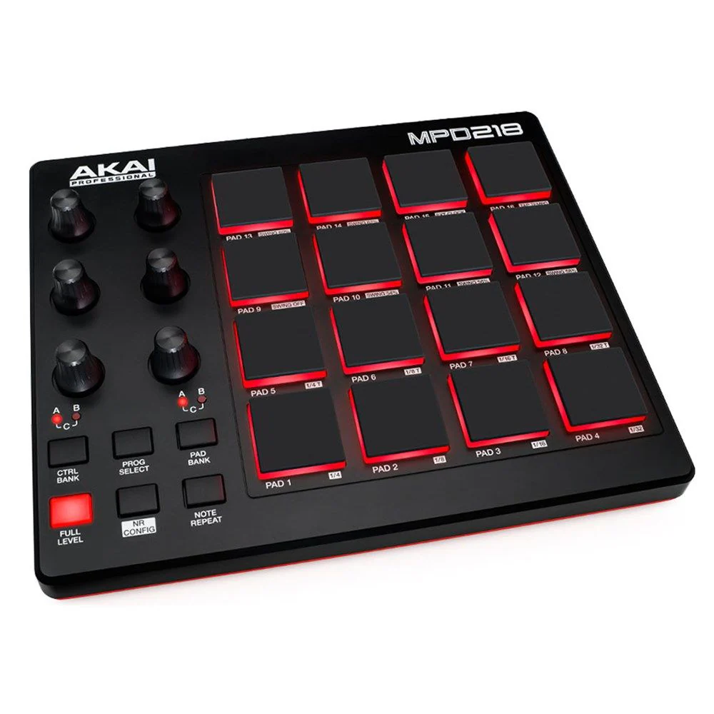 AKAI MPD218 Feature-Packed Highly Playable Pad Controller