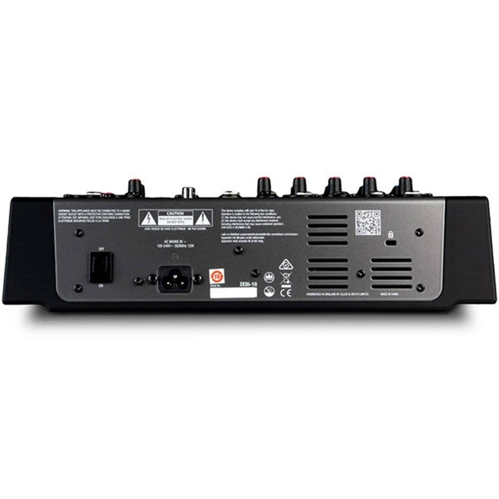 Allen & Heath ZEDi-10 10Ch Hybrid Compact Mixer w/ 4x4 USB Interface - Image 4
