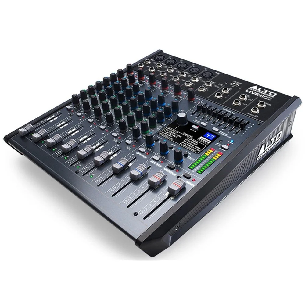 ALTO Live 802 8-Channel 2-Bus Mixer w/ USB & Effects - Image 2