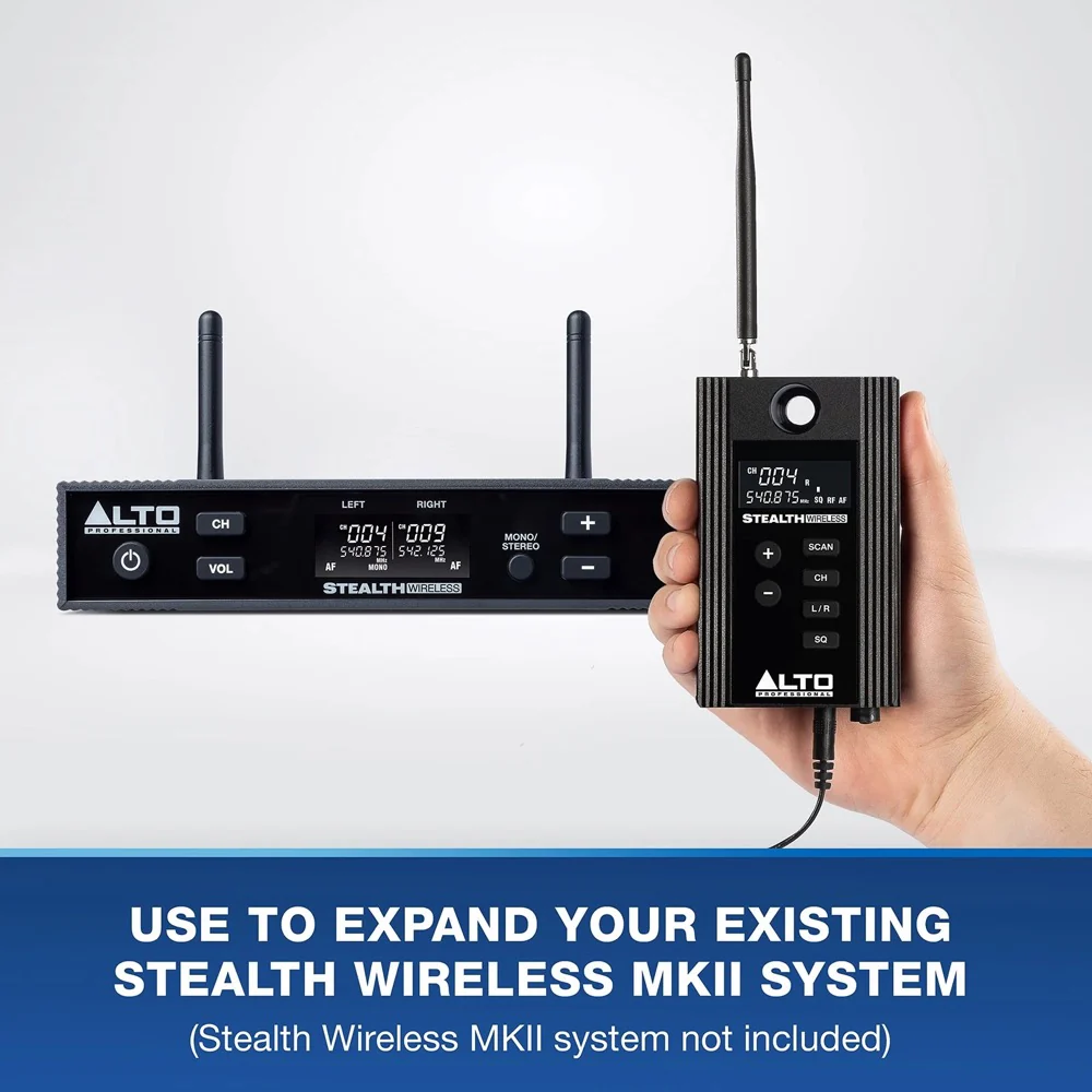 ALTO STEALTH Wireless MK2 Expander Pack AU Version Wireless System for Active Loudspeakers UHF 540-570 MHz - Image 6