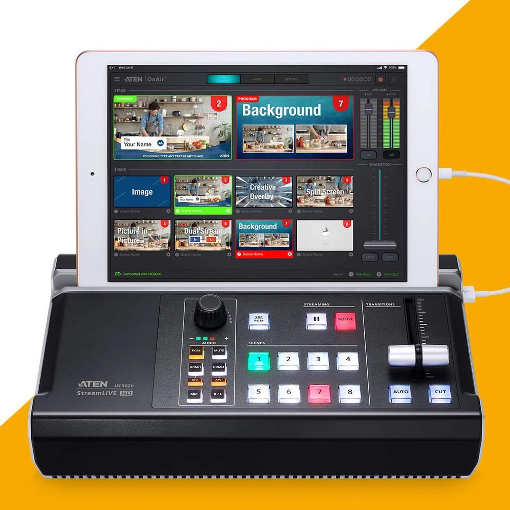 ATEN UC9020 StreamLive HD All-in-one Multi-channel AV Mixer - Image 4