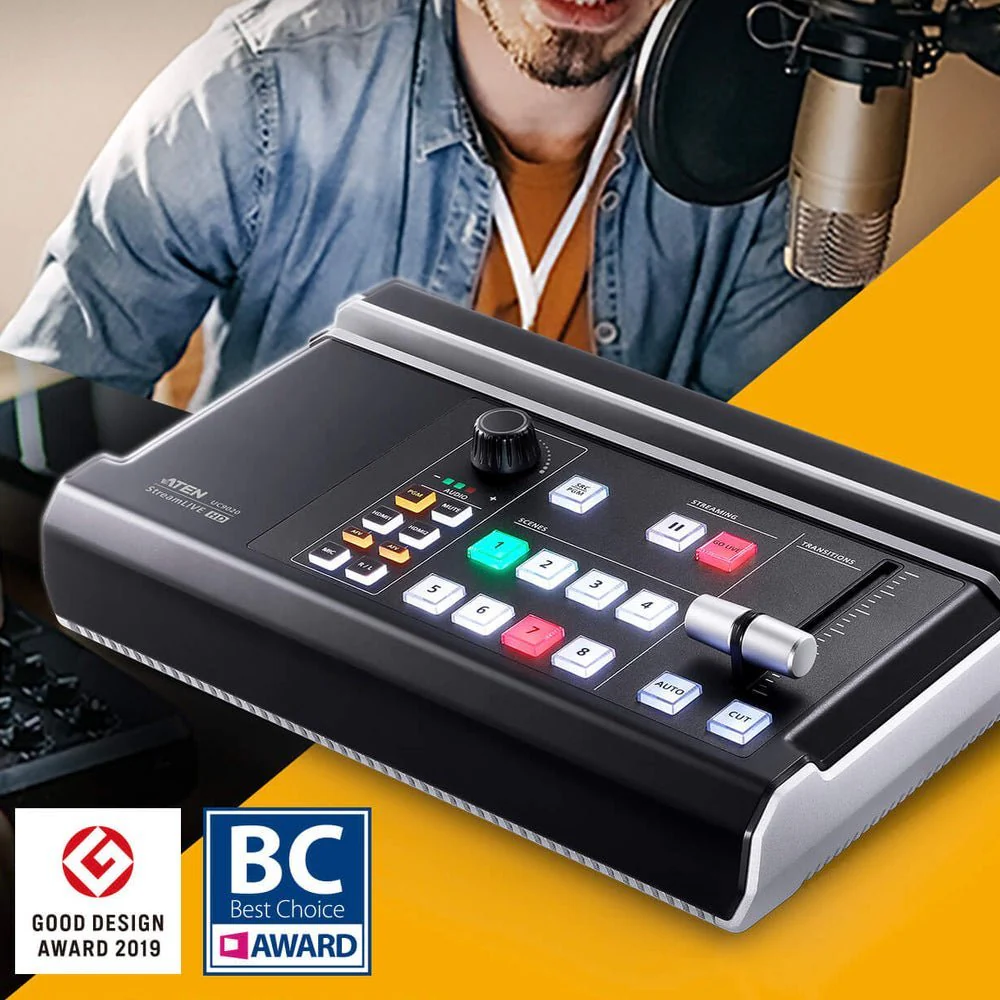 ATEN UC9020 StreamLive HD All-in-one Multi-channel AV Mixer - Image 6