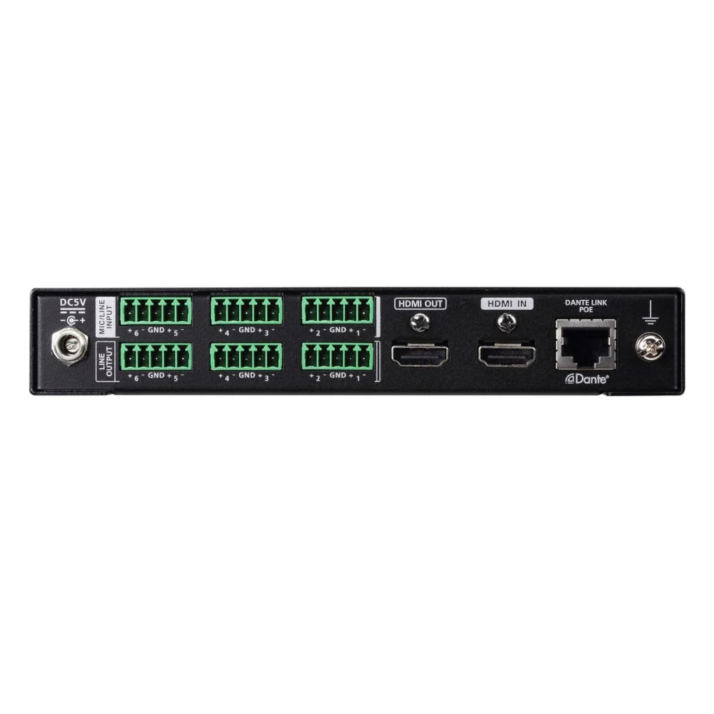 ATEN VE66DTH 6x6 Dante™ Networked Audio Interface w/ HDMI - Image 4