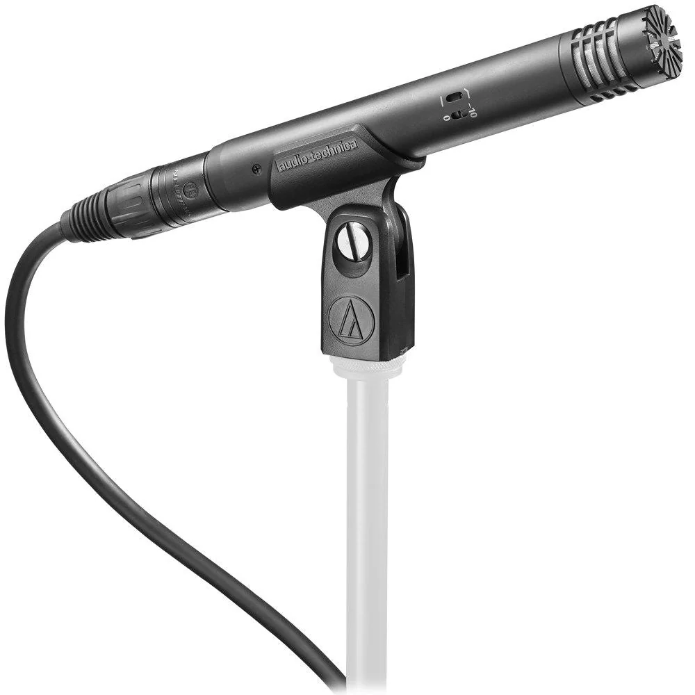 Audio Technica AT4021 Small Diaphragm Cardioid Electret Condenser w/ Clamp, Windscreen