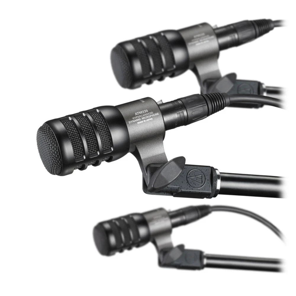 Audio Technica ATM230PK 3 Pack Hyper Cardioid Dynamic Instrument Microphone - Image 3