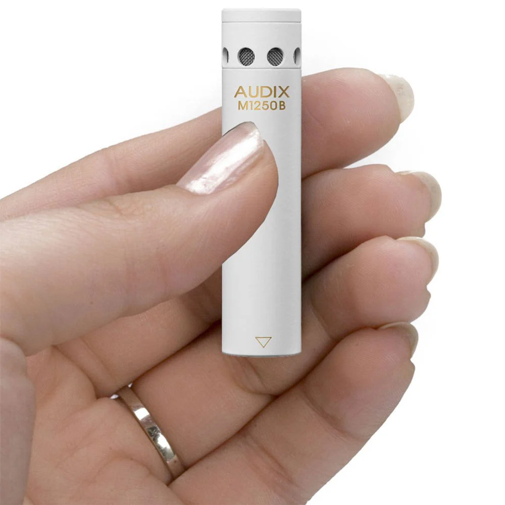 Audix ADX-M1250BW-HC Miniaturized Condenser Mic White Hypercardioid