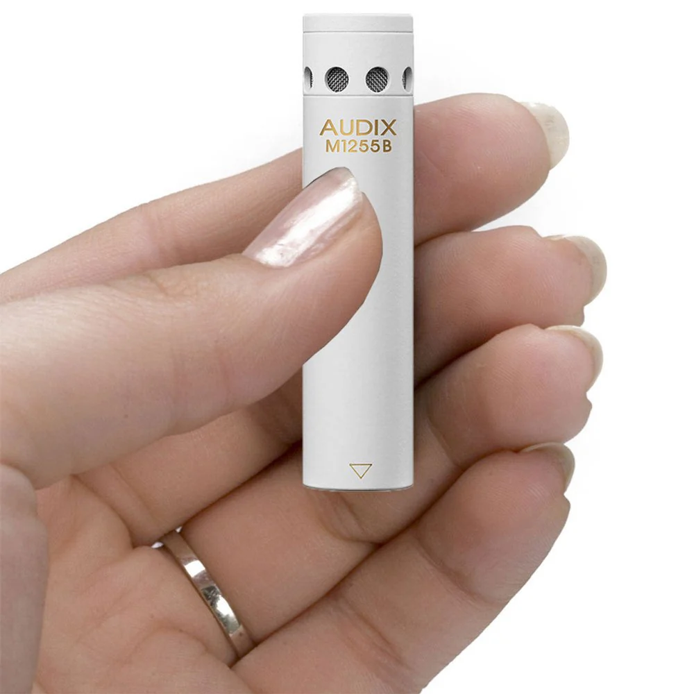 Audix ADX-M1255BW-HC Miniaturized Condenser Mic White Hypercardioid