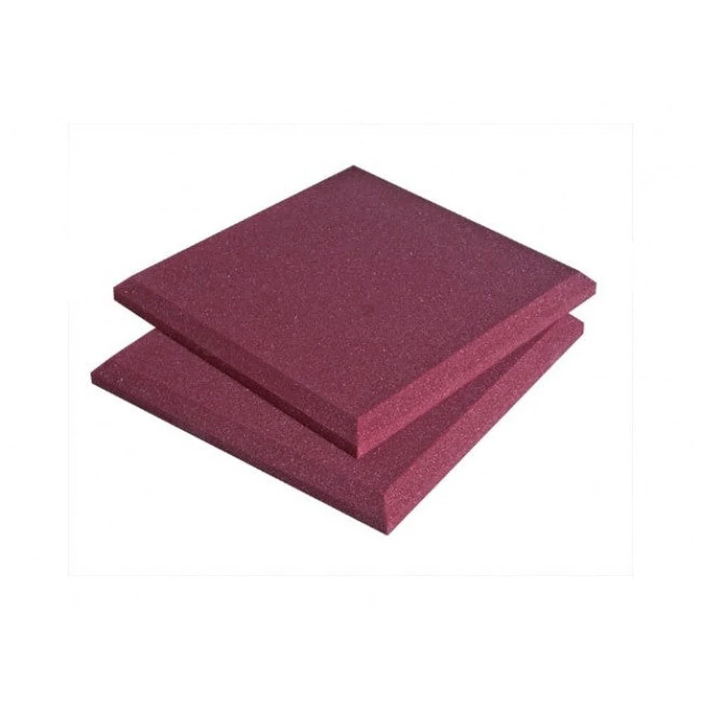 Auralex 2 Inch SonoFlat 2x2 Foot Panels - Burgundy x 16