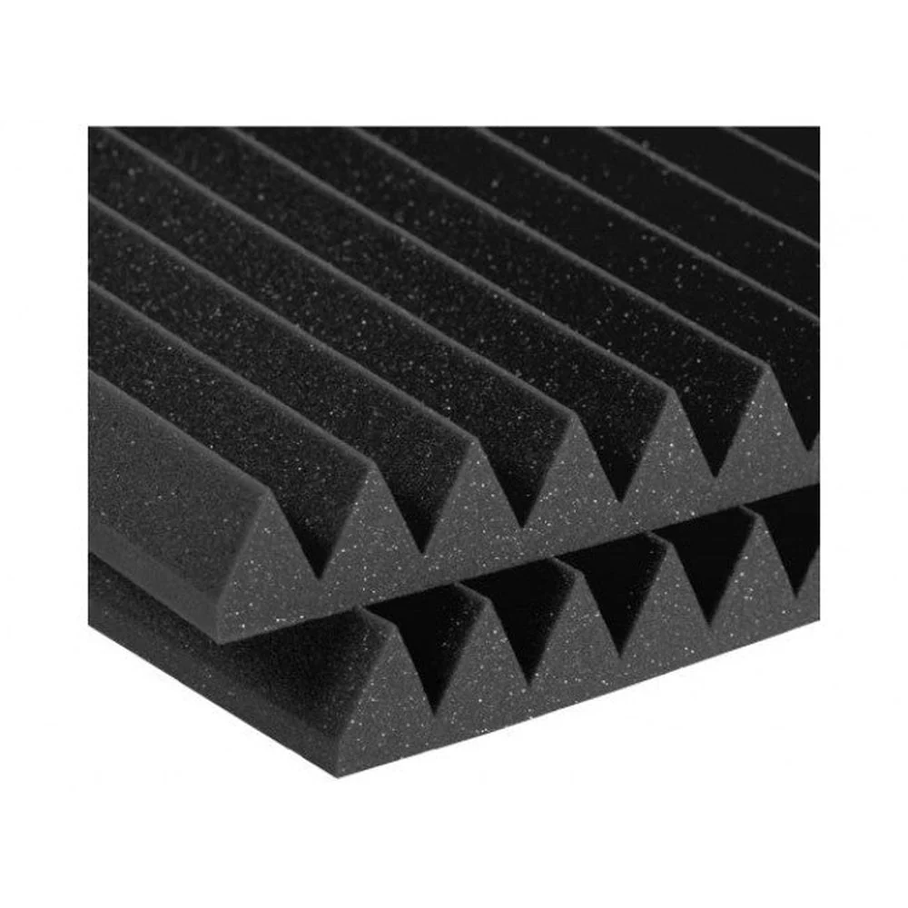 Auralex 2 Inch Studiofoam Wedge 2x2 Foot Panels - Charcoal x 12