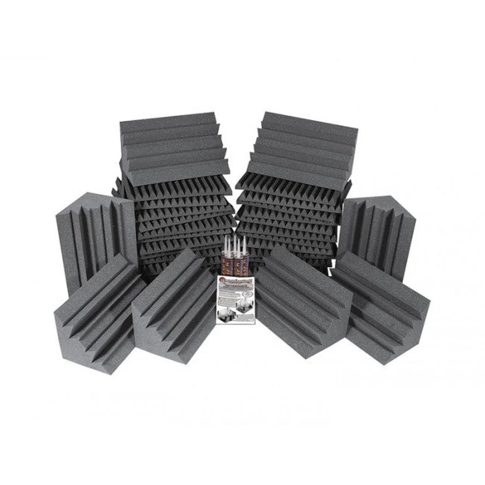 Auralex Project2Kit: 24 x Panels 8 x Bass Traps - Charcoal / Charcoal