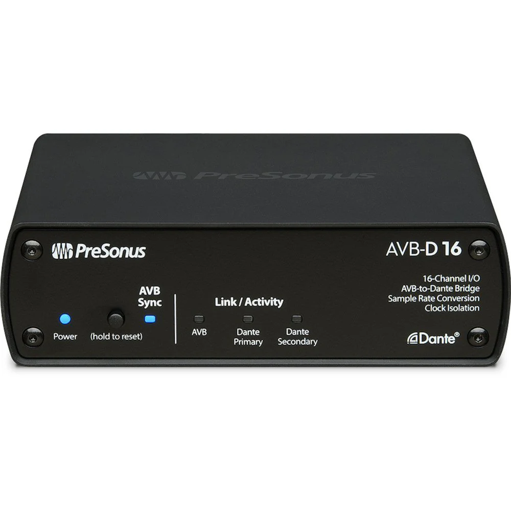 PreSonus AVB-D16 16x16 Dante Bridge