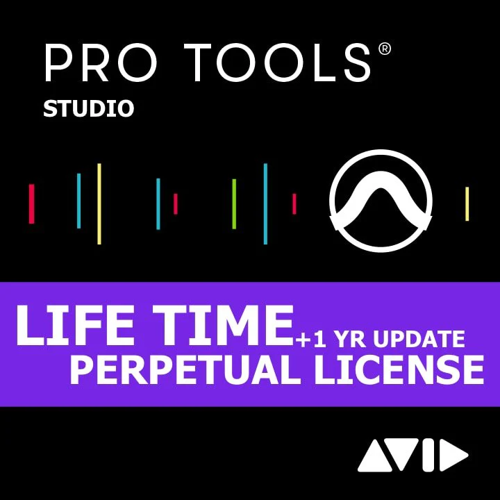 AVID Pro Tools STUDIO Life-Time Perpetual License w/ 1 YR Updates & Support Plan