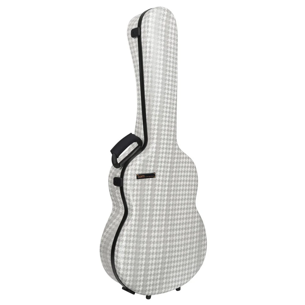 BAM CABOURG Hightech Classical Guitar Case - 3 Tones Of Grey / Black Version