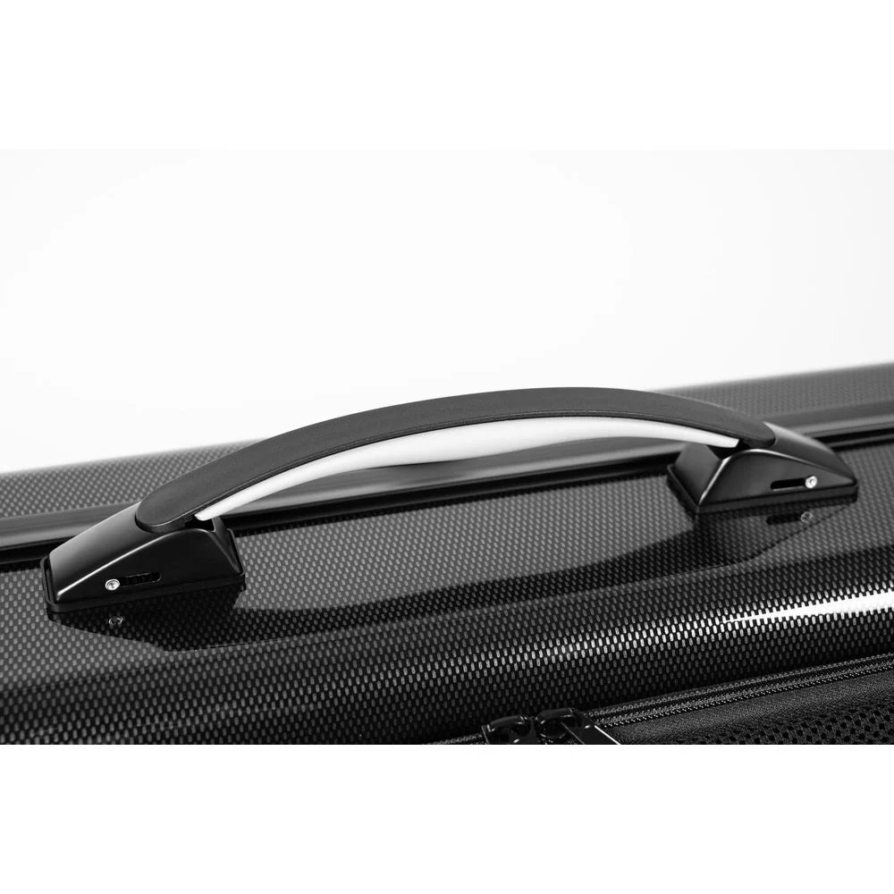 BAM HIGHTECH Oblong Viola Case with Back Pocket - Black Carbon - Image 4