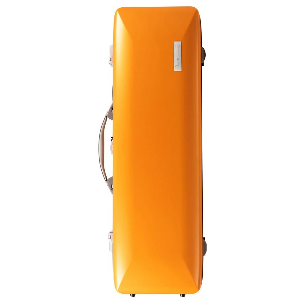 BAM LA DEFENSE Hightech Oblong Violin Case with Back Pocket - Orange