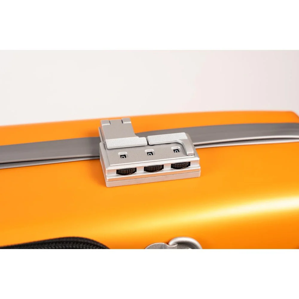 BAM LA DEFENSE Hightech Oblong Violin Case with Back Pocket - Orange - Image 4
