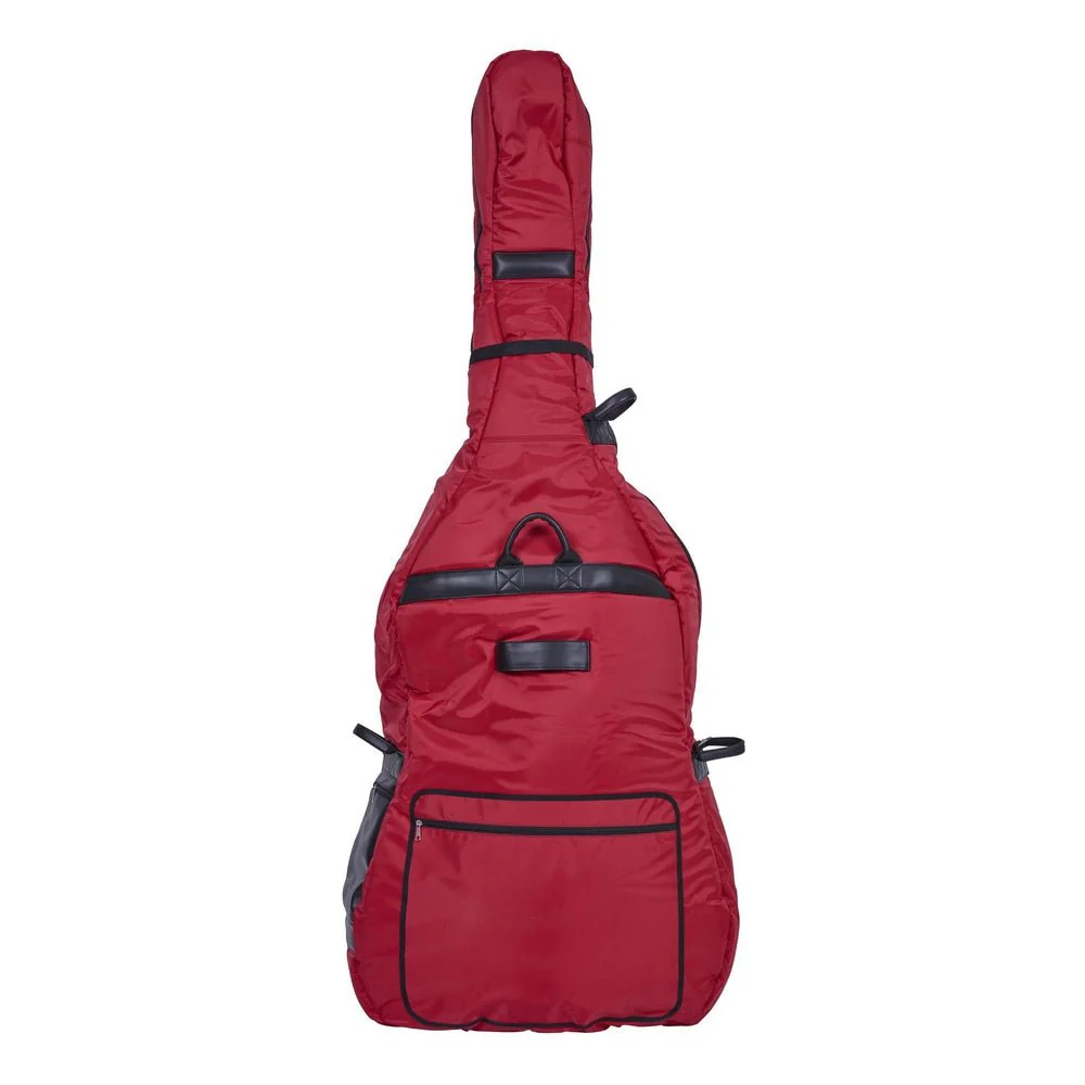 BAM PERFORMANCE 3/4 Double Bass Cover - Cranberry Red - Image 5