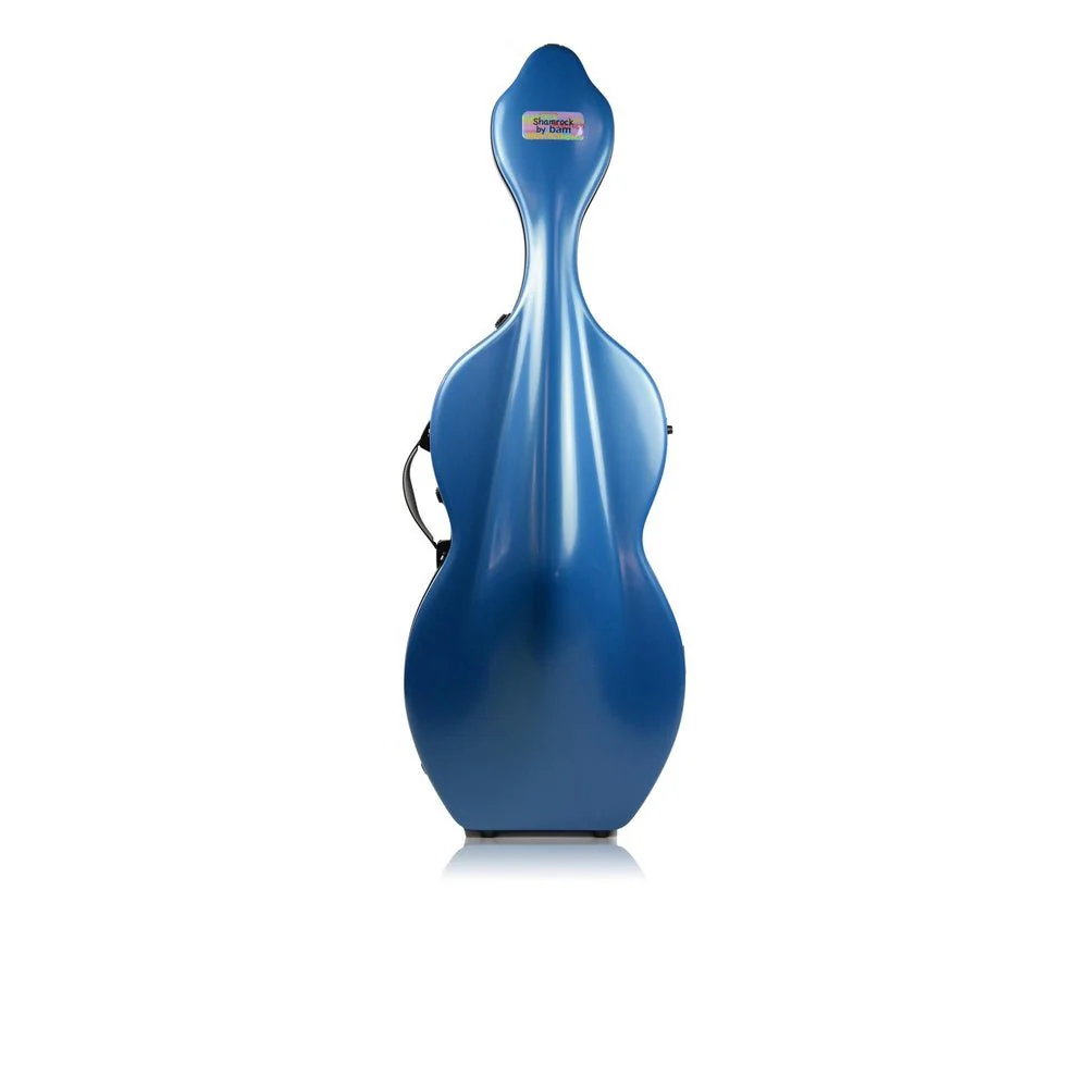 BAM SHAMROCK Hightech Cello Case - Azure Blue