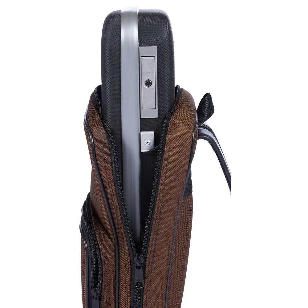 BAM ST. GERMAIN Easy Up Cover for 1 Oboe, Clarinet or Flute Hightech Hardshell Case - Chocolate - Image 4