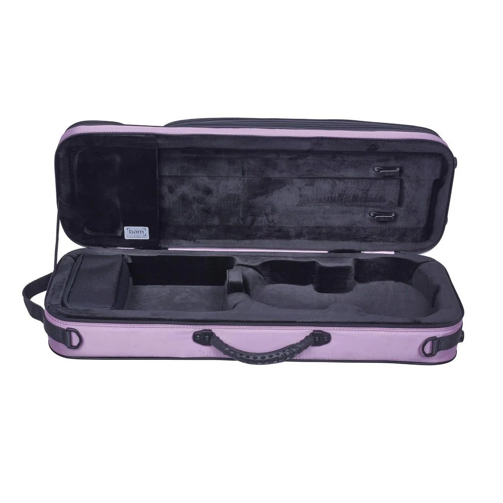 BAM YOUNGSTER 3/4-1/2 Oblong Violin Case - Light Pink - Image 6
