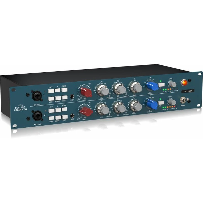 Behringer 1273 2 Channel Mic Preamp & EQ - Image 5