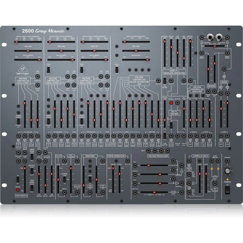 Behringer 2600 Gray Meanie Analog Synth 8ru
