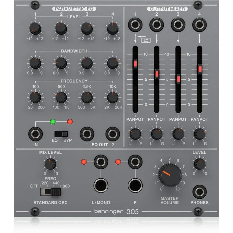 Behringer 305 EQ / Mixer / Output Eurorack Module