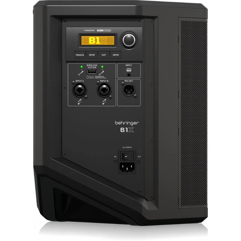 Behringer B1X Li-Ion Battery Powered All-in-One 250W PA Speaker w/ 6Ch Mixer, Effects & Bluetooth - Image 5