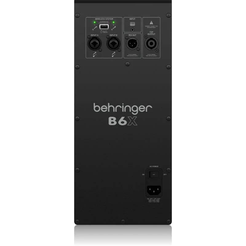 Behringer B6X 800W Column Speaker w/ Built-in 4Ch Digital Mixer & Bluetooth Audio - Image 4