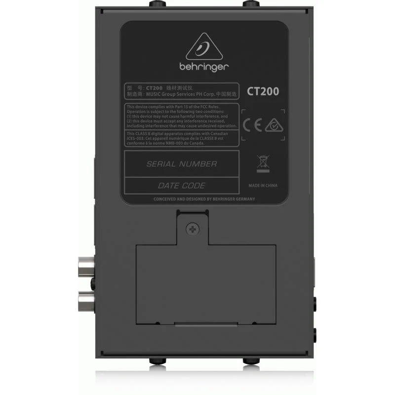 Behringer CT200 Microprocessor-Controlled 8-in-1 Cable Tester - Image 2