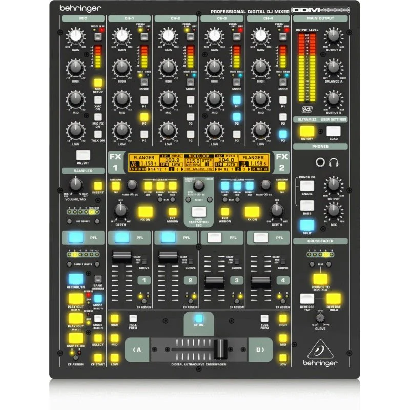 Behringer DDM4000 Digital Pro DJ Mixer - Image 2