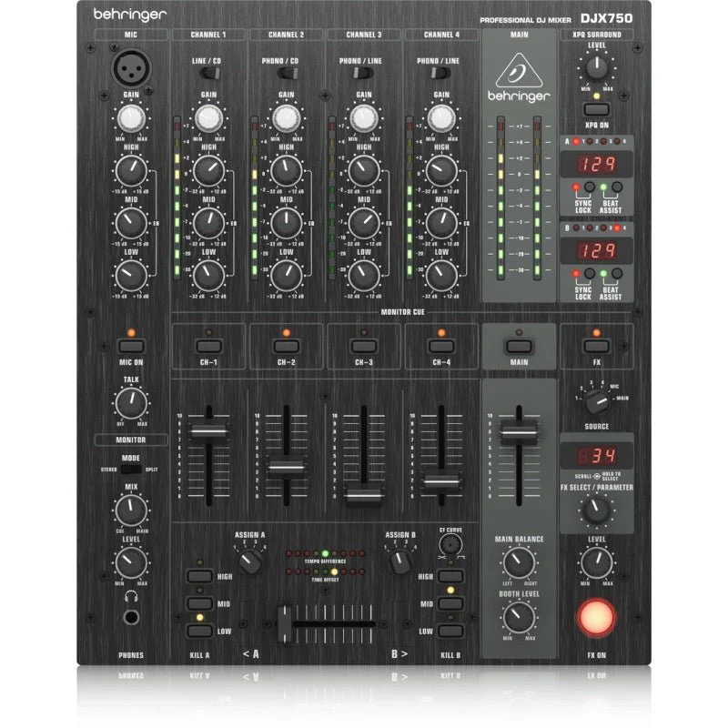 Behringer Djx750 Pro Dj Mixer - Image 2