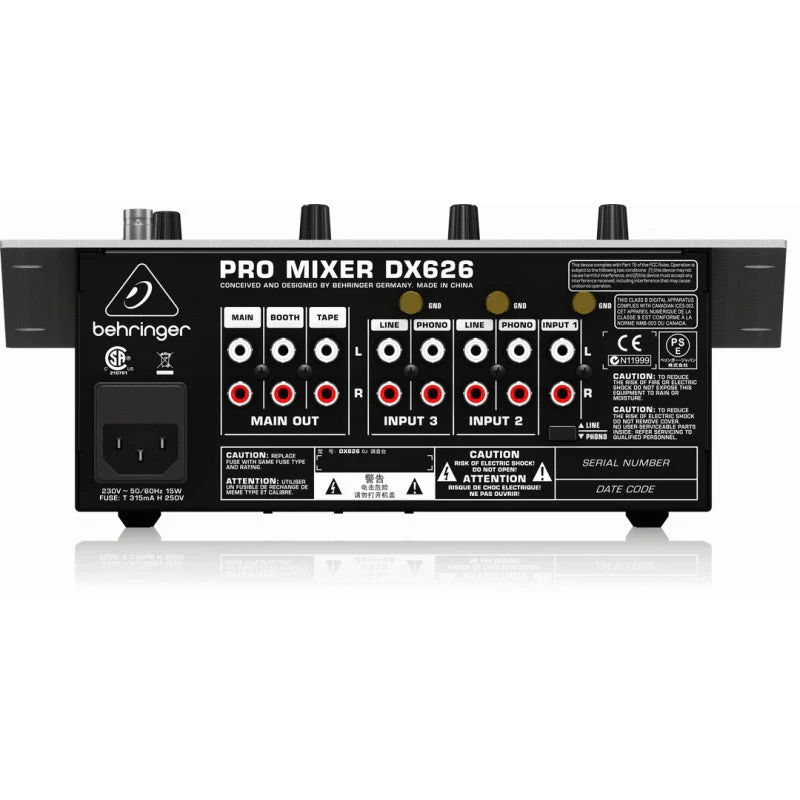Behringer DX626 Pro DJ Mixer - Image 4