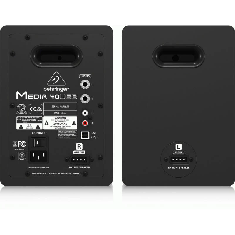 Behringer Media 40usb Studio Monitors (pair) - Image 4