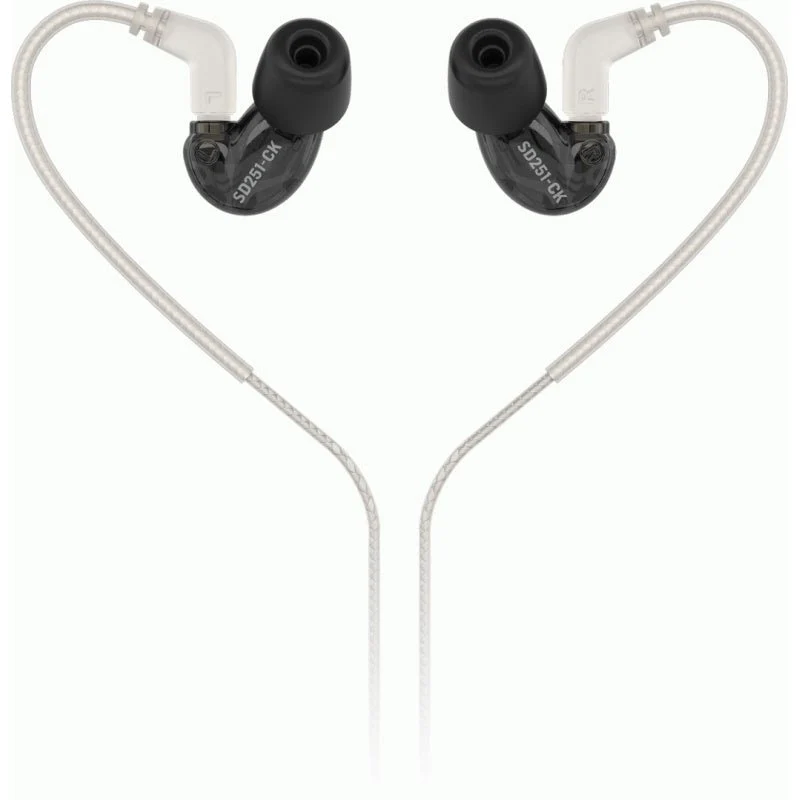 Behringer SD251-CK Black in Ear Monitor IEM Earphones - Image 4