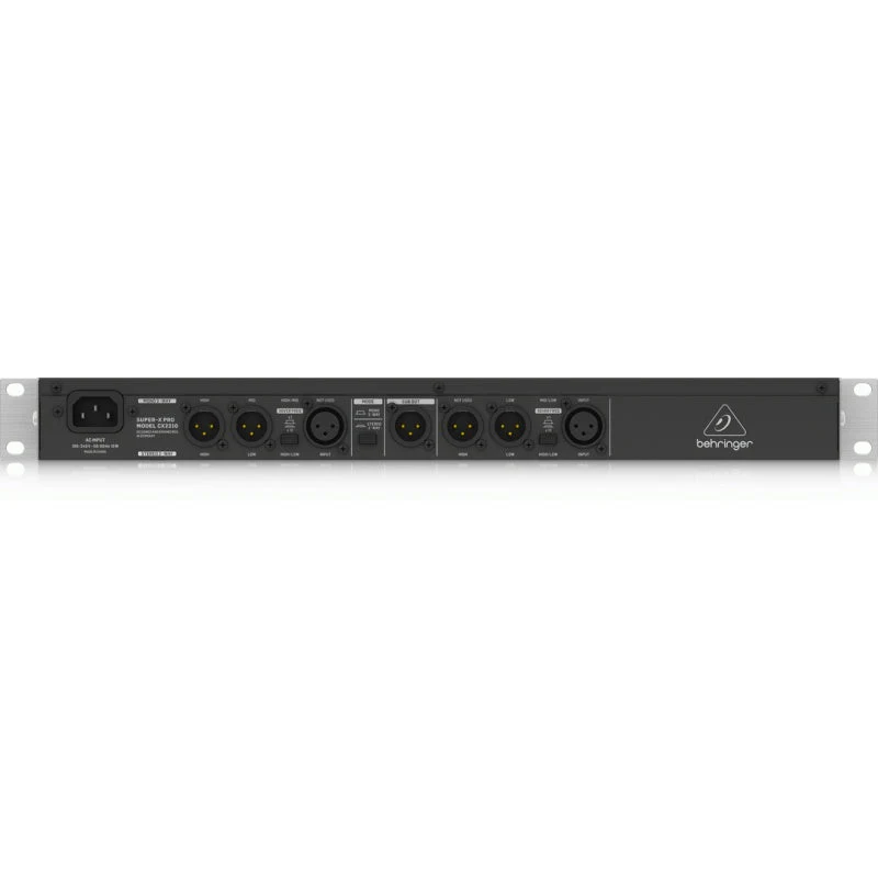 Behringer Super-X Pro CX2310 V2 Stereo 2-Way / Mono 3-Way Crossover w/ Subwoofer Output - Image 4