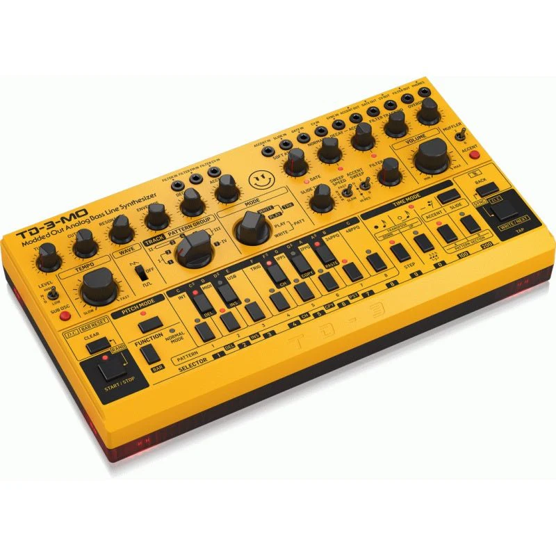 Behringer TD3 MO AM Modded Out Analog Bass Synthesizer (Yellow) - Image 3