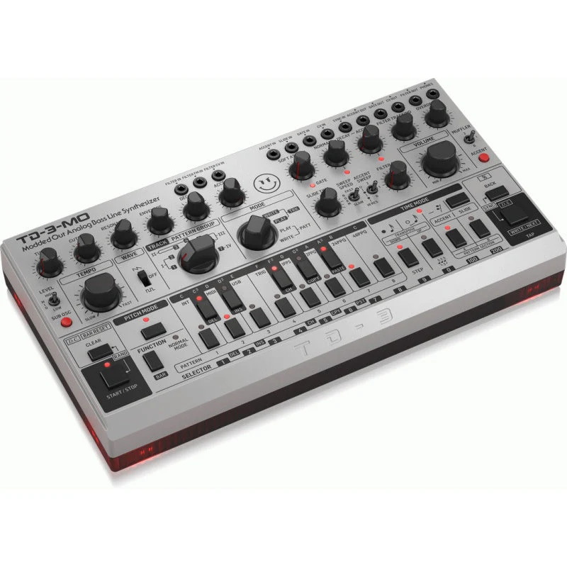 Behringer TD3 MO AM Modded Out Analog Bass Synthesizer (Silver) - Image 3