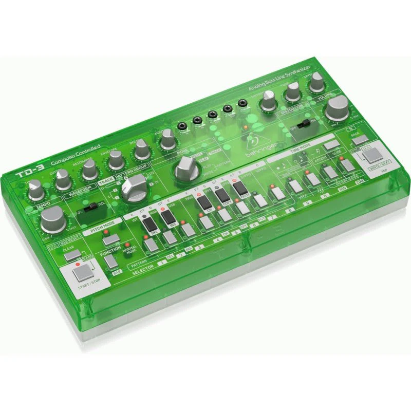 Behringer TD3 Analog Bass Line Synth w/ VCO, VCF & 16-Step Sequencer (Lime) - Image 2