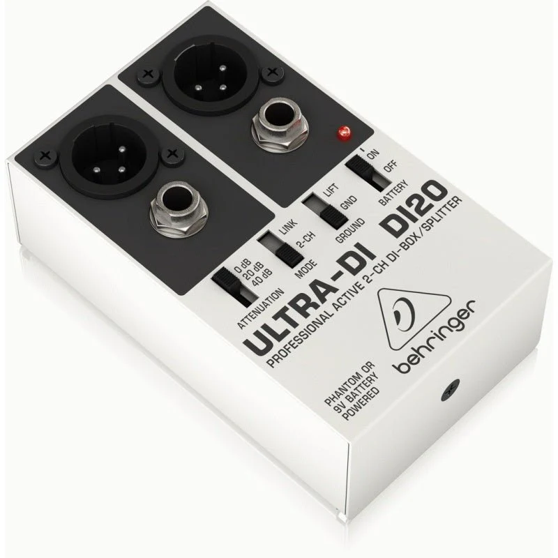 Behringer Ultra-DI DI20 2-Channel DI-Box/Splitter - Image 3