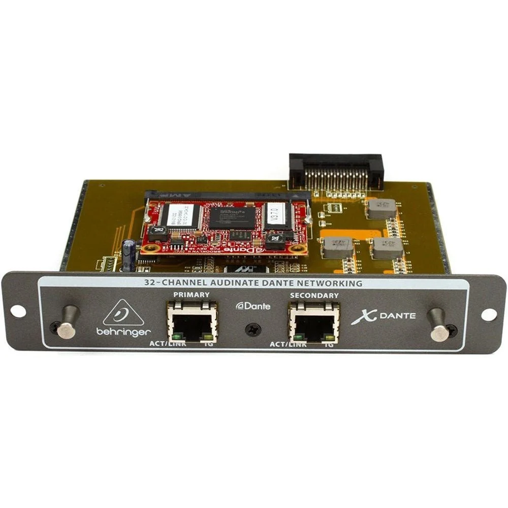 Behringer X-Dante High Performance 32-Ch Audinate Dante Expansion Card for X32 - Image 2