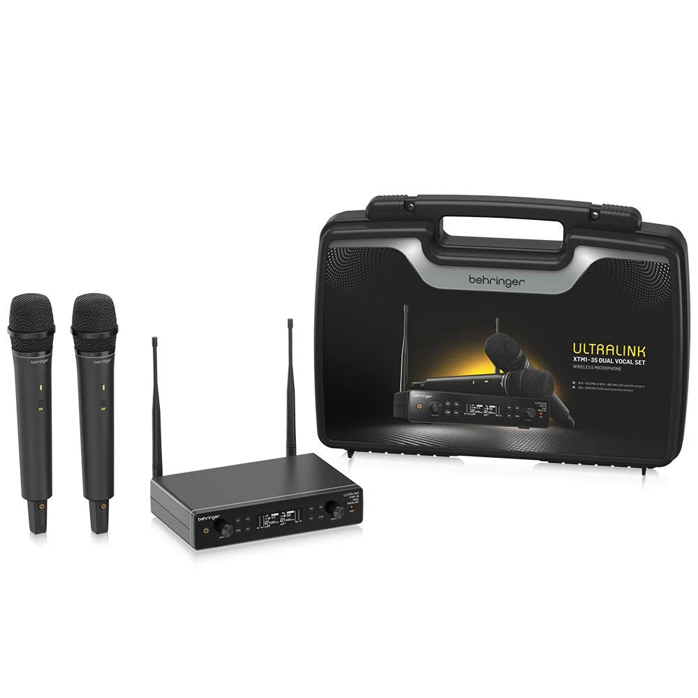 Behringer XTM1-35 Dual UHF Wireless Mic Kit (584-608MHz) - Image 2