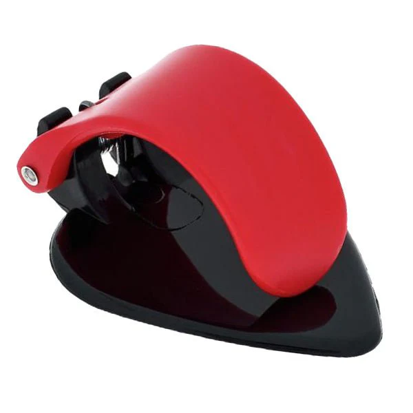 Black Mountain Spring Loaded Thumb Pick Right Handed Black & Red 1.5mm - Image 2
