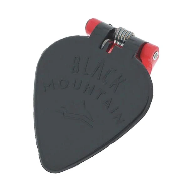 Black Mountain Spring Loaded Thumb Pick Right Handed Black & Red 1.5mm - Image 4