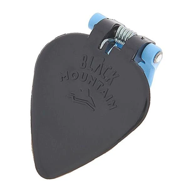 Black Mountain Spring Loaded Thumb Pick Right Handed Black & Blue 0.5mm - Image 6